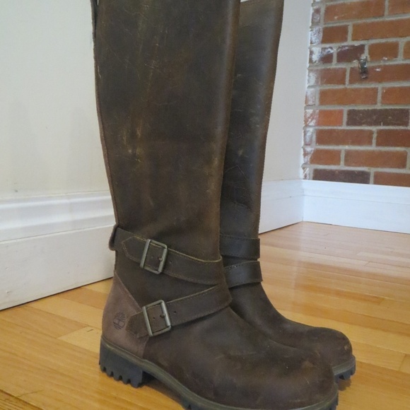 Timberland Women's Tall Cowhide Leather Insulated Winter Boots - Picture 1 of 8